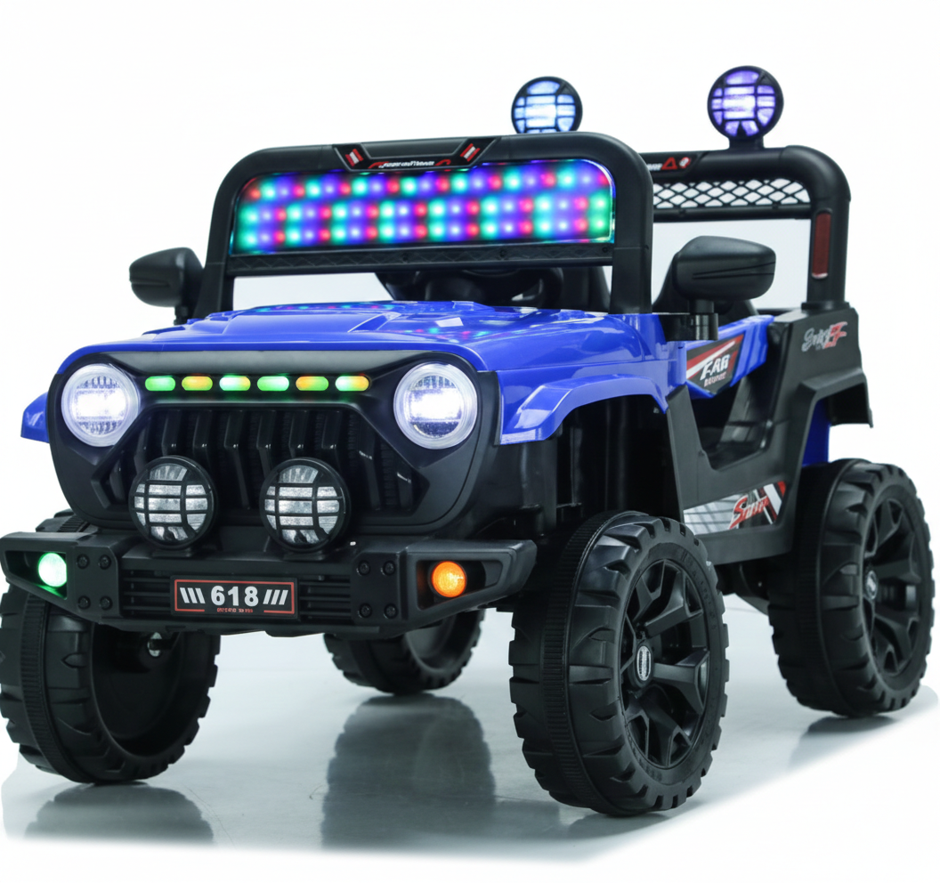 Ride on 2 Motor Kids Jeep A618 /12V Thar 618 Kids Battery Operated Ride On Jeep